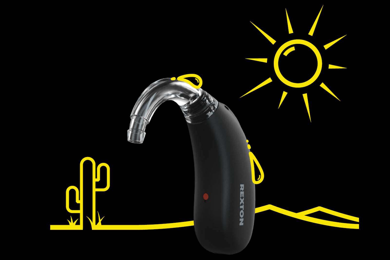 Rexton BiCore Rugged hearing aid is sweat proof