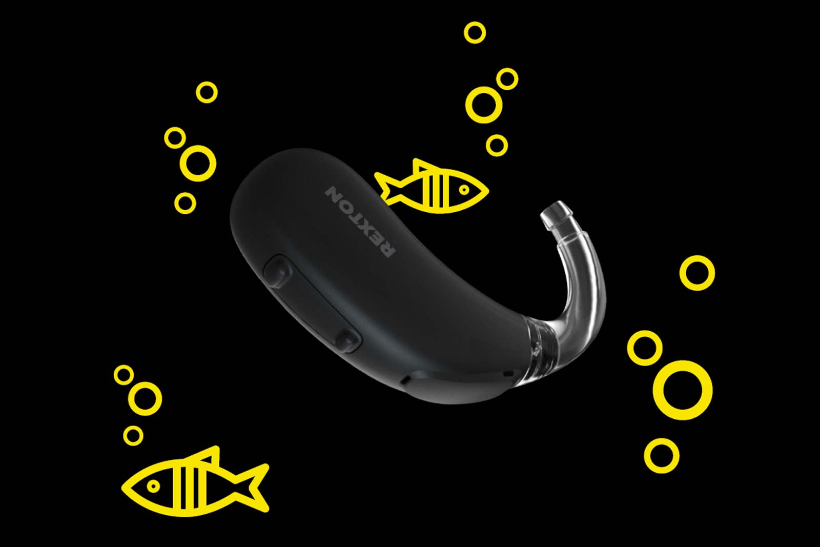 Rexton BiCore Rugged hearing aid is waterproof