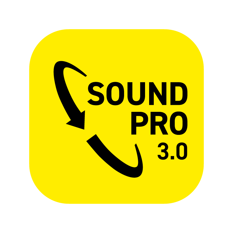 Icon for Soundpro 3.0 feature in Rexton hearing aids