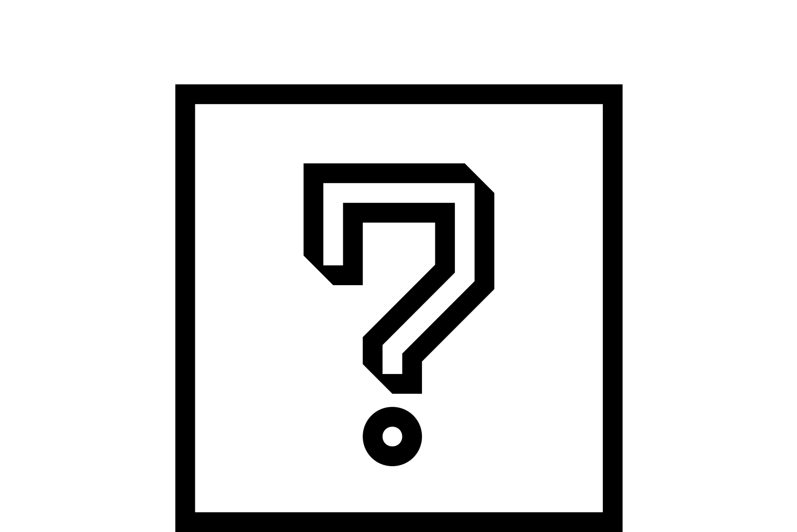 Rexton icon question mark