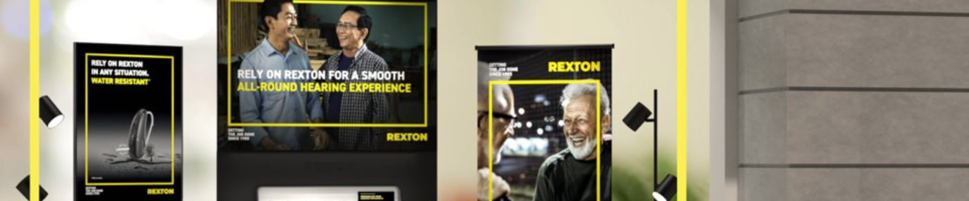 Rexton hearing aid store window