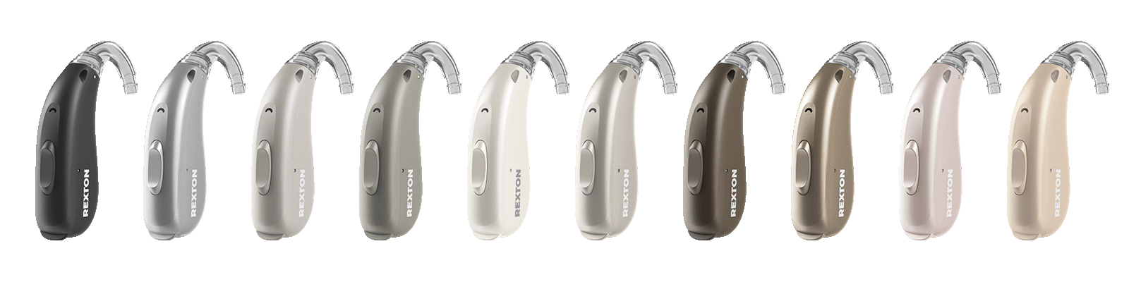Rexton BiCore BTE hearing aids color range