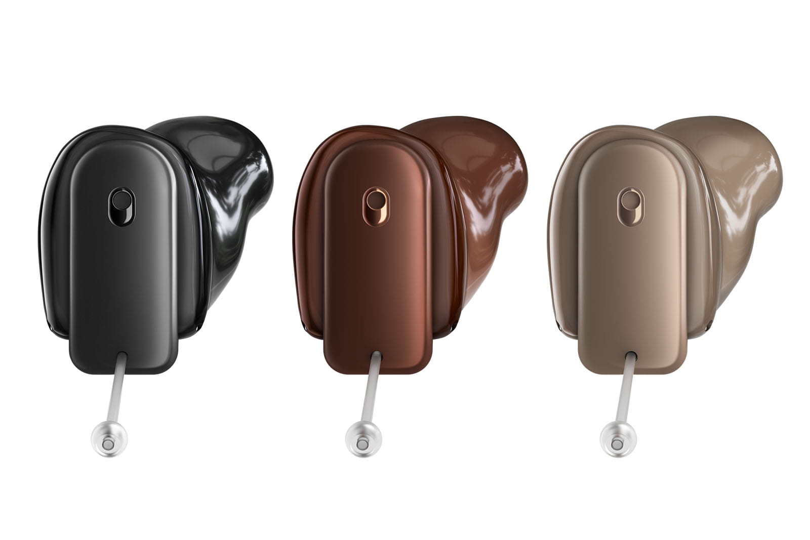 Rexton Reach Custom CIC-li hearing aids color range