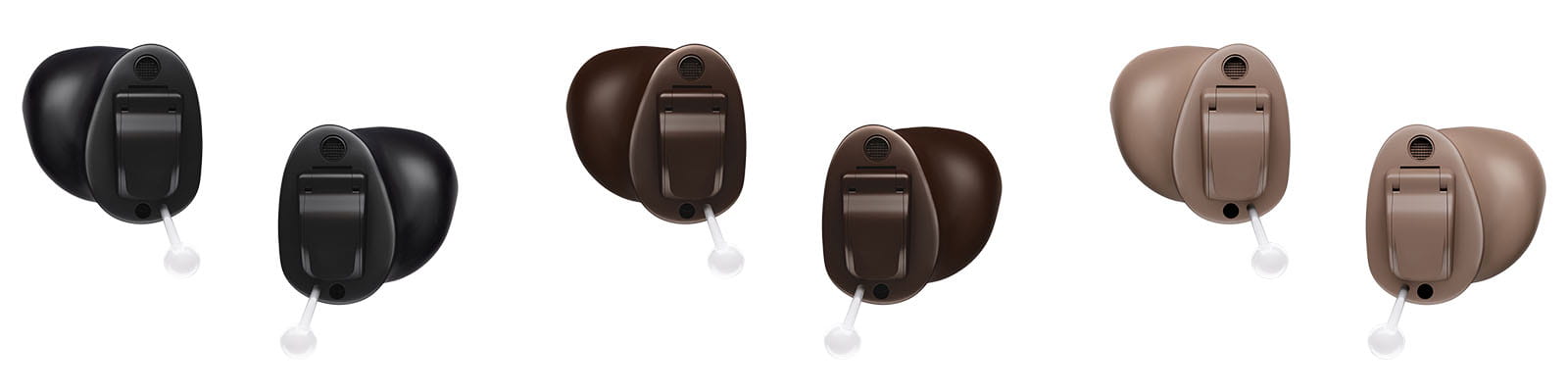 Rexon Reach Custom CIC hearing aids in all colors