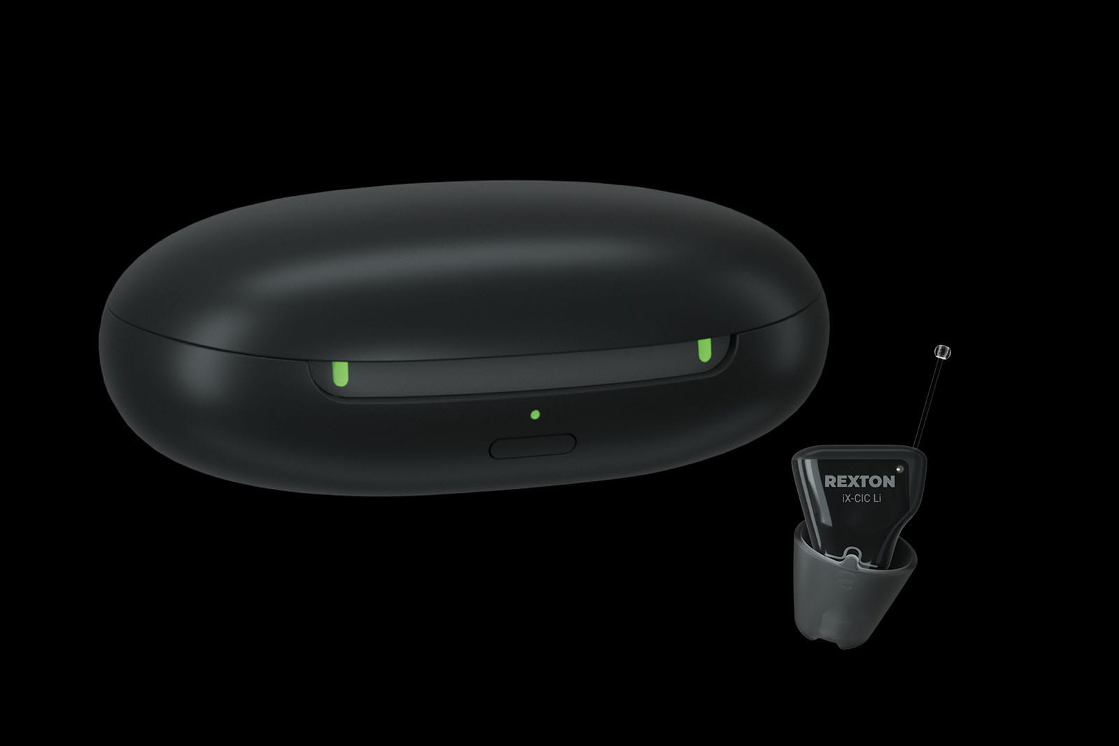 Reach CROS iX-CIC Li rechargeable hearing aid